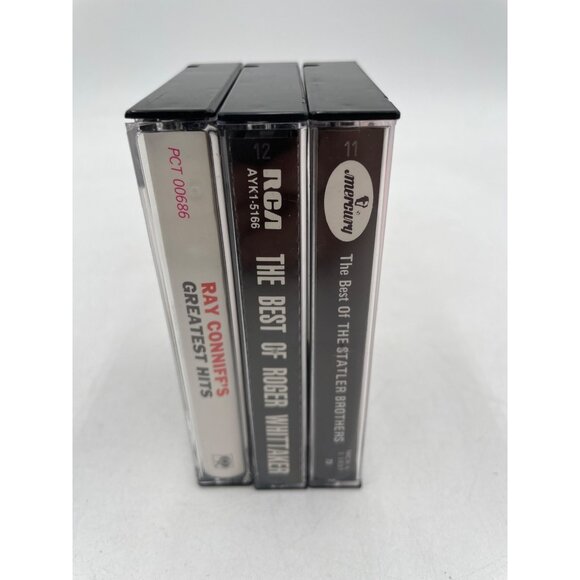 **Brand:** Mercury, RCA, Columbia Other - Title: Vintage Lot Of 3 Greatest Hits Music Cassettes - Statler Bros Roger Whitt